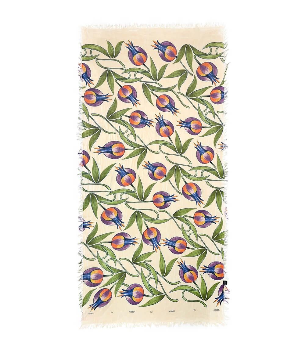 Benessere Naturale: Foulard Bamboo Mucha: Il Segreto per una Sana e Romantica Abbigliamento Primaverile